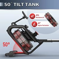 71lIonZ666L._AC_SL1500 JOROTO MR26 YAMO Serie Wasser-Rudergerät – klappbares Rudergerät für ein Ganzkörpertraining zu Hause