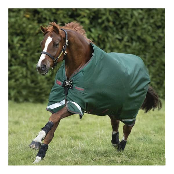 Horseware_Oct25-AAAA06-GR00_1 Horseware Rambo® Original Turnout 1000D 100G Weidedecke (Grün/Rot)