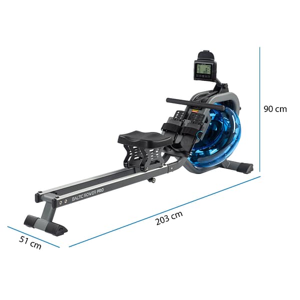 cst-brpro_dimensions_1600 cardiostrong Baltic Rower Pro Rudergerät