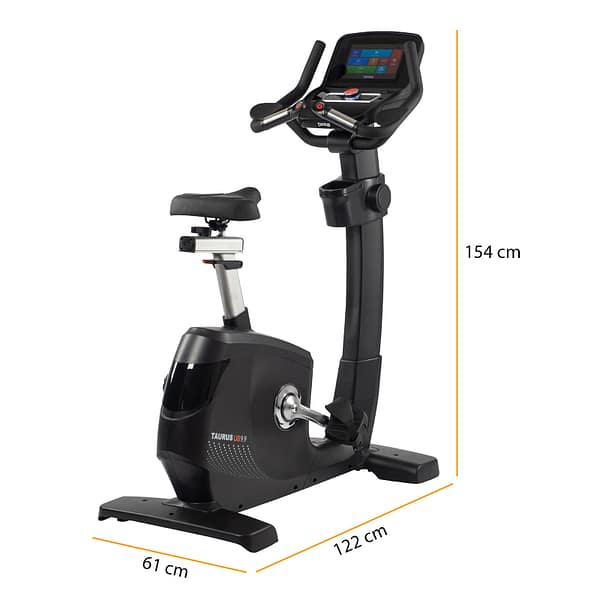 tf-ub99-tft_dimensions_1600 Taurus Ergometer UB9.9 Touch